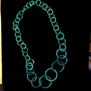 Funky turquoise necklace
